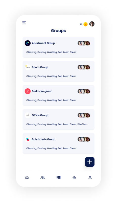 Groups Screenshot